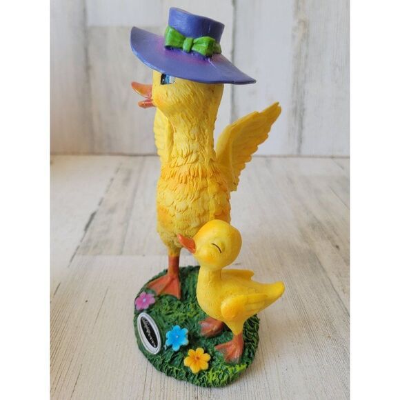 Radko celebrations spring duck baby mama flower figure collectible - Picture 3 of 8